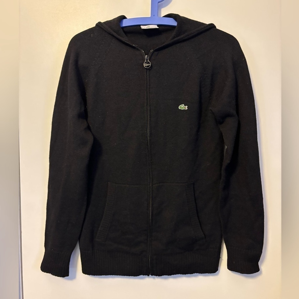 Lacoste Wool Hoodie Full Zip.